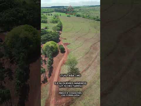 Fazenda à venda em Ituiutaba com 5,6 alqueires mineiros - Triangulo Mineiro - Minas Gerais