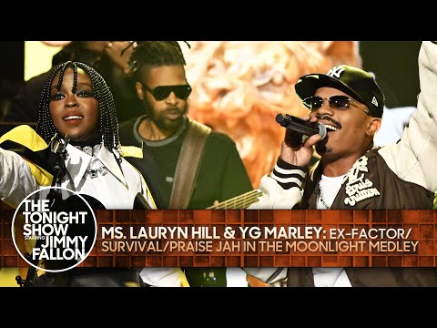 Ms. Lauryn Hill and YG Marley: Ex-Factor/Survival/Praise Jah In The Moonlight Medley | Tonight Show