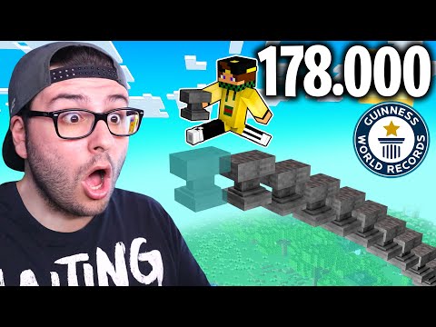 Marcy - I TRY TO BREAK 5 IMPOSSIBLE MINECRAFT WORLD RECORDS