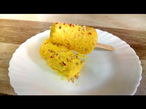 Kesar Badam Kulfi | Kesar Badam Malai Kulfi | Indian Dessert Recipe