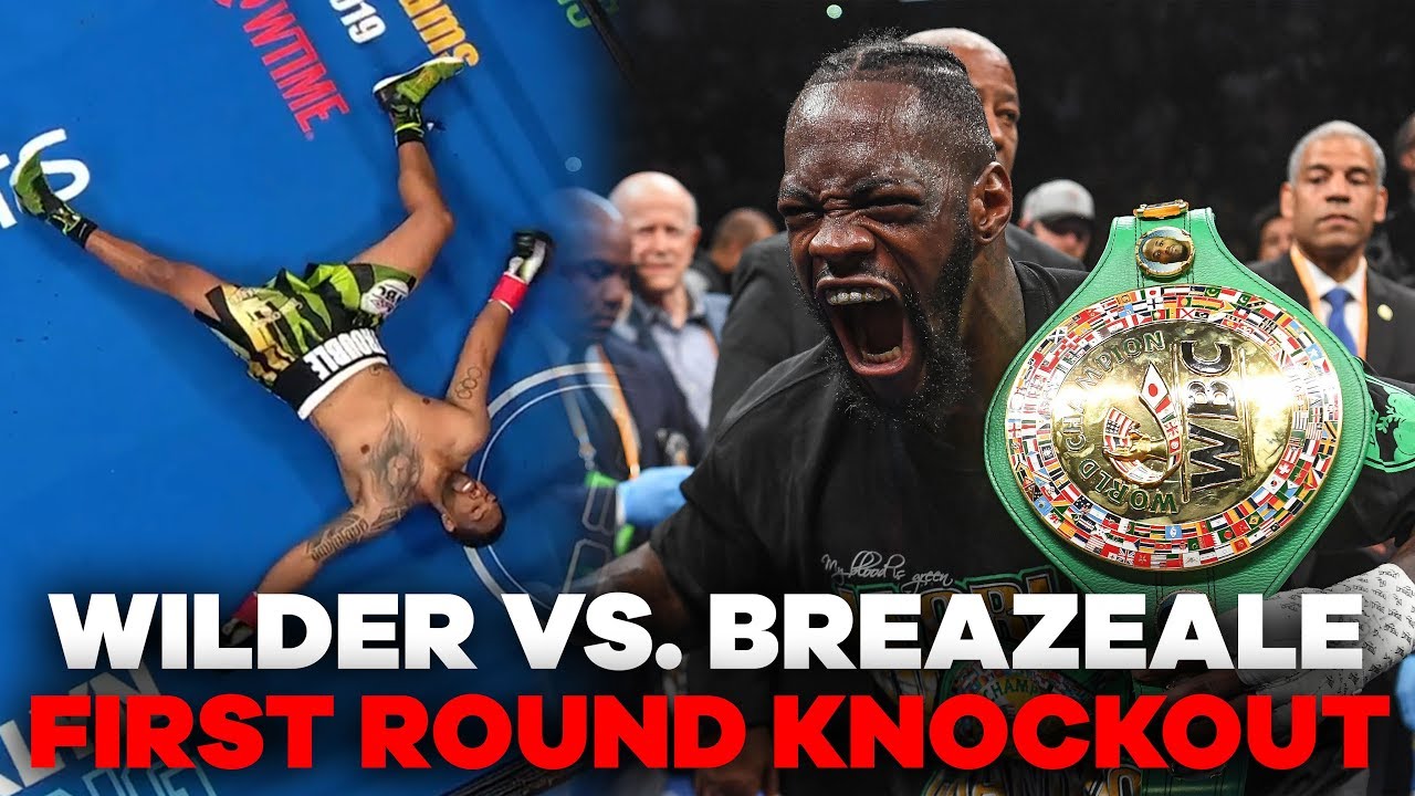 Deontay Wilder MASSIVE Knockout Punch | Wilder vs. Breazeale Highlights