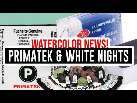 Watercolor News 🎨 - Daniel Smith Primatek Kerfuffle - White Nights Discontinuing Indanthrene Blue?!