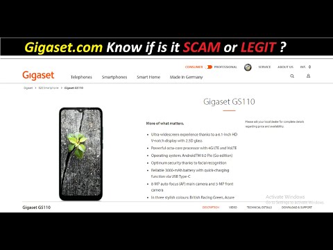 Gigaset gs110 ! Gigaset.com Know if is it SCAM or LEGIT ? gigaset smartphone gs110