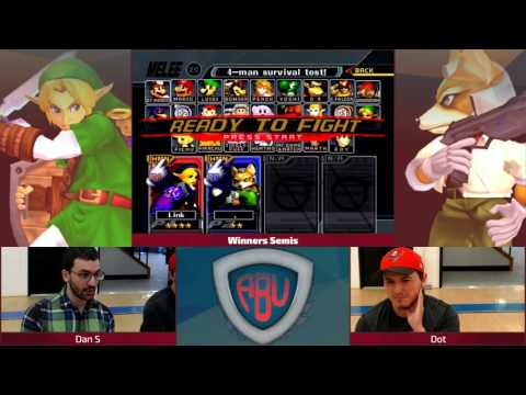 ABU 17: Dan Salvato (Link) vs. Dot (Fox) -  SSBM Singles Winners Semis