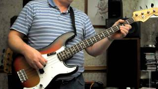 The Ventures Harlem Nocturne Bass Cover