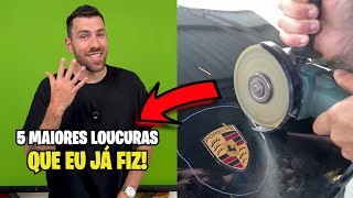 TOP 5! Essas são as maiores LOUCURAS que eu já fiz na Internet! 🤪