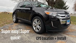 Ford 3.5l NA CPS (camshaft position sensor) location + replacement