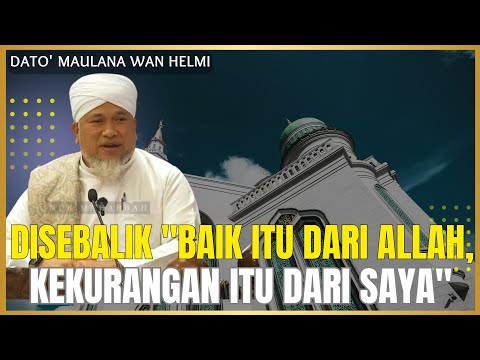 Memahami qodo' dan Qadar dalam neraca Ahli Sunnah Wal Jamaah - Dato' Maulana  Wan Helmi