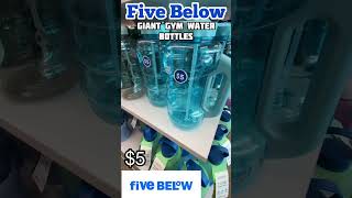 FIVE BELOW || Giant Gym Water Bottles • Super Cute AND Affordable at $5 bucks a pop!