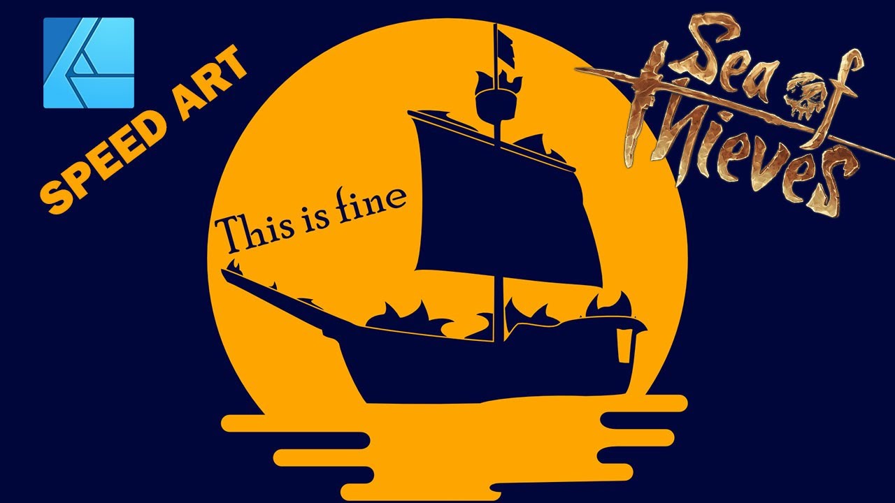 Burning Ship - Speed vector art