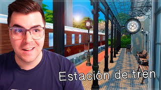 ¡Me voy de vacaciones! 🏖️⛵️ Seguimos con la estación de tren en Los Sims 4 🚂