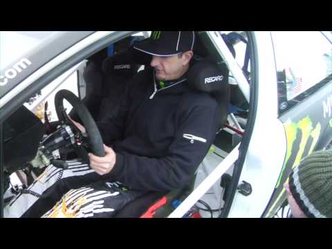 Ken Block's WRC Mexico Test in the Monster World Rally Team Ford Focus RS