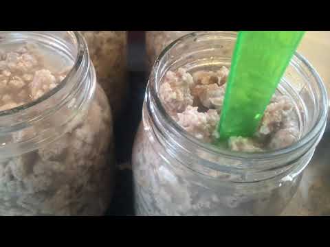 Canning Ground Pork