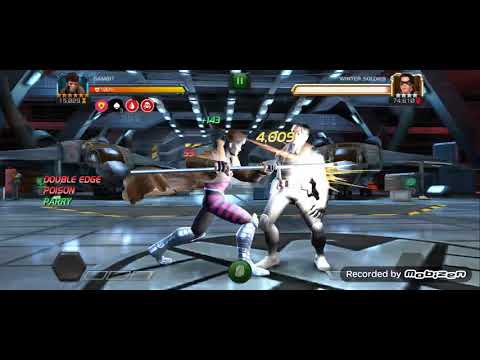 MCOC BUFFED GAMBIT 6 STAR RANK 1 VS ROL WINTER SOLDIER. NOT TOO SHABBY