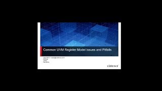 Common UVM Register Model Issues and Pitfalls