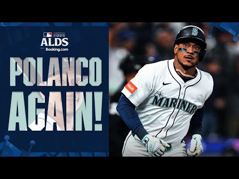Jorge Polanco joins Edgar, Griffey Jr. and Buhner as Mariners who homered 2x in 1 Postseason game! 🔱