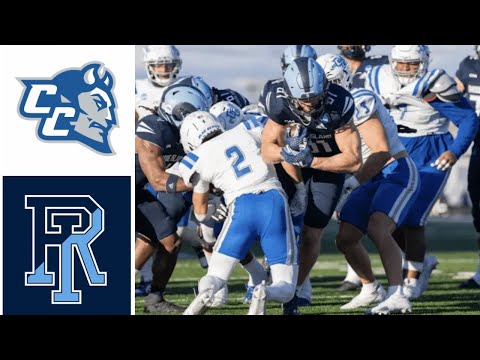 #9 Rhode Island vs Central Connecticut Highlights | 2025 FCS Football First Round