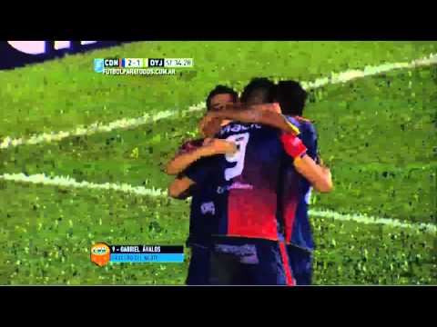 Gol Ávalos. Crucero2 -  Defensa y Justicia 1. Fecha 2013. 2015. FPT.