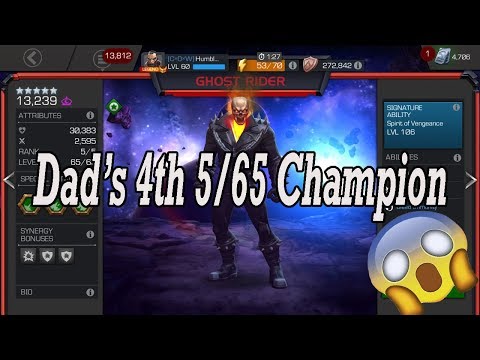5 Star Ghost Rider awakening  + rank up to 5/65 - Marvel Contest of Champions