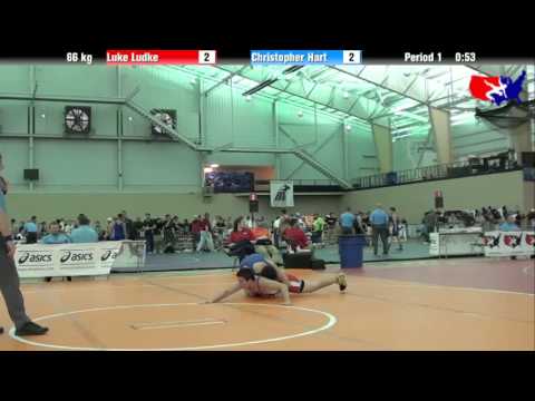 Luke Ludke vs. Christopher Hart at 2013 ASICS University Nationals - FS