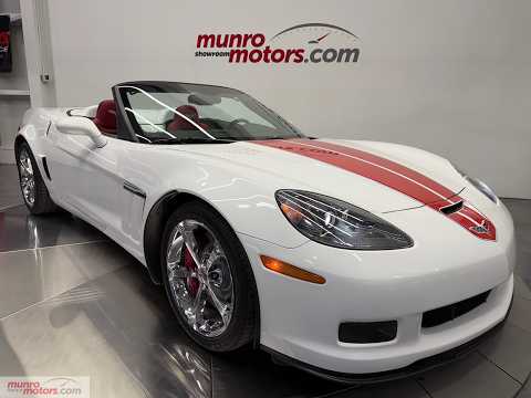 2012 Chevrolet Corvette Convertible Grand Sport 2LT in White for sale at Munro Motors in Brantford, ON