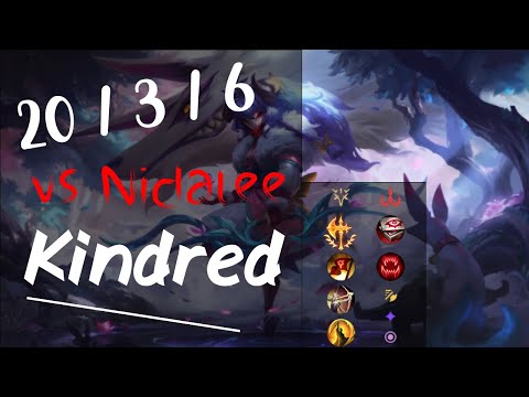 Kindred Jungle vs Nidalee - Challenger Replay KR
