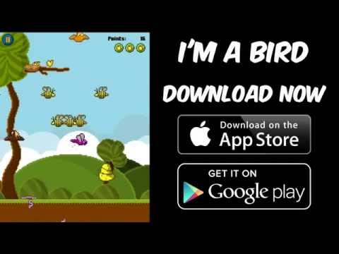 I'm a Bird - Simple & Fun Retro Styled Arcade Game Video