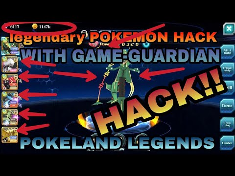 "POKELAND LEGENDS" "HACK" WITH GAME-GUARDIAN!!