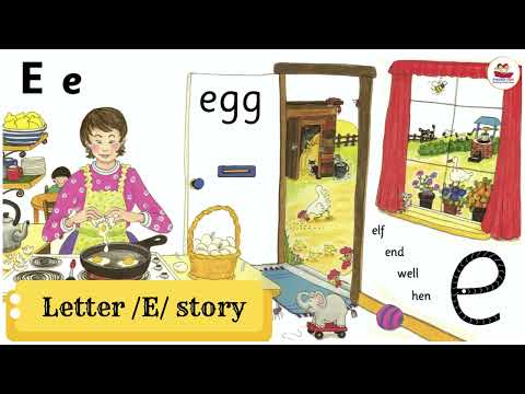 Jolly Phonics Story - Letter E from Group 2