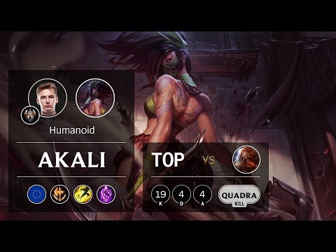 Akali Top vs Gragas - EUW Challenger Patch 9.24