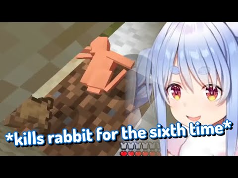 Pekora wants a Minecraft pet but ends up killing several hundred animals instead (Hololive)