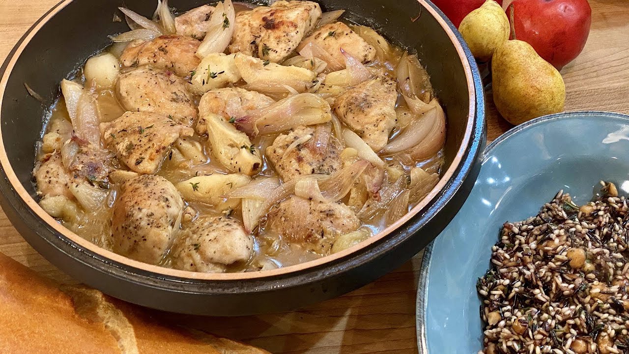 How To Make Chicken With Pears And Ginger | Rachael Ray