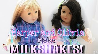 Harper And Olivia Make Milkshakes!-AGSM