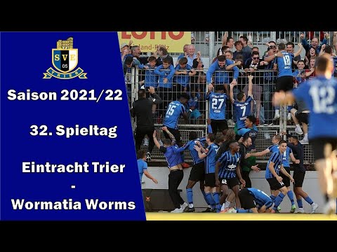 SVE-TV: Eintracht Trier vs. Wormatia Worms - Highlights (32. Spieltag OL - 21/22)