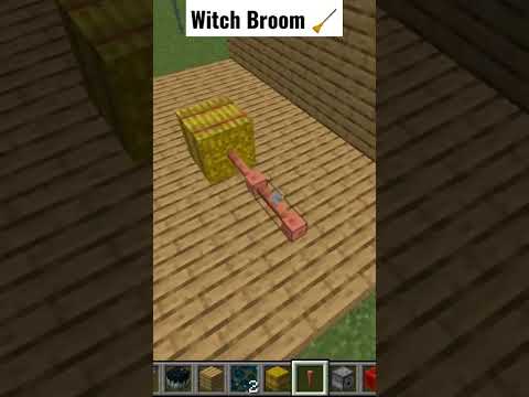 Witch Broom #minecraft #shorts
