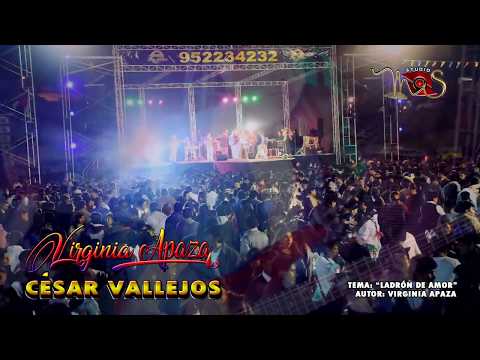 VIRGINIA APAZA Y  CÉSAR VALLEJOS  2018 ---  LADRÓN DE AMOR