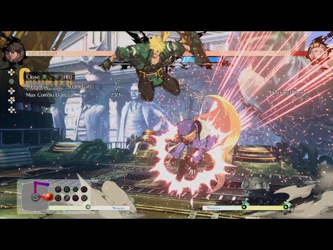 Sol Badguy mid screen combo