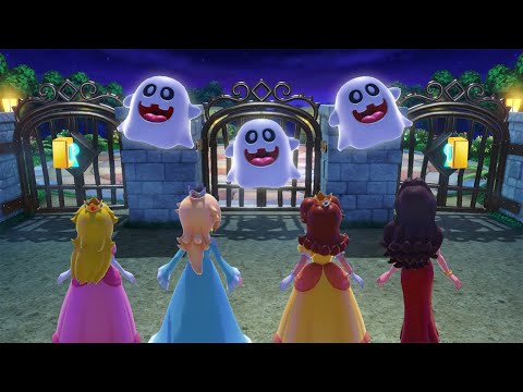 Super Mario Party Jamboree Minigames - Peach Vs Rosalina Vs Daisy Vs Pauline (Master Difficulty)
