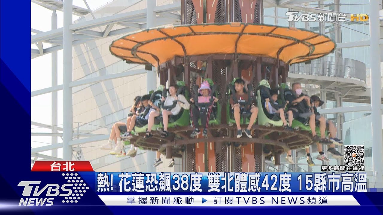 熱！花蓮恐飆38度　雙北體感42度　15縣市高溫
