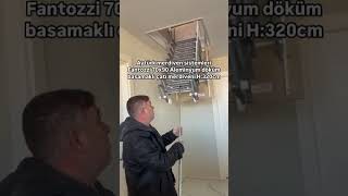 70x90 Çatı Merdiveni