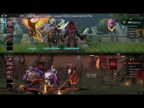 496 vs Army Geniuses | Dota Pro Circuit 2021: Season 2 - Southeast Asia Lower Division | Game 3
