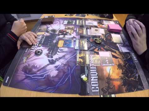 Conquest LCG Ba’ar Zul the Hate Bound VS Archon Salaine Morn
