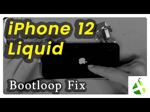 Light Sensor Liquid Damage iPhone 12 Boot Loop