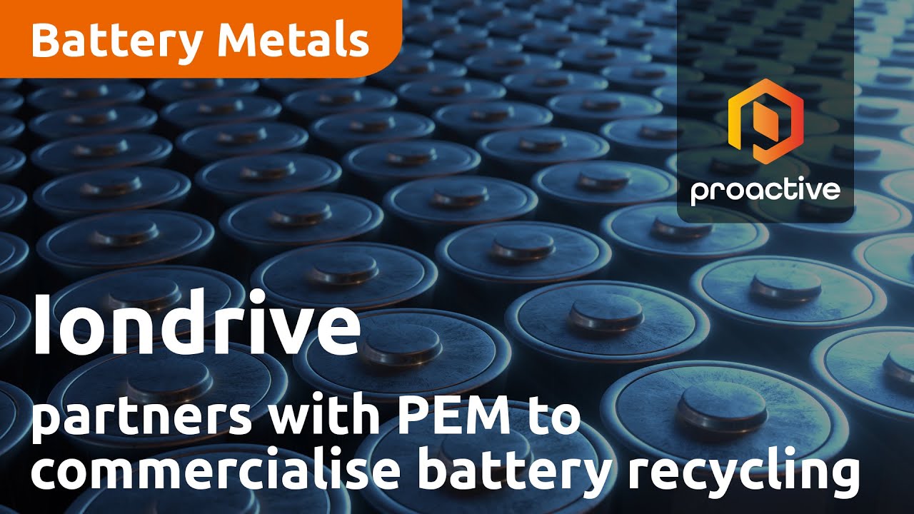 Iondrive partners with PEM to commercialise battery recycling in Europe
