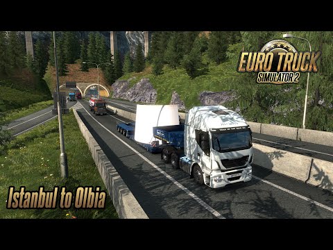 Euro Truck Simulator 2 1.36 - Iveco Stralis Hi-Way - Istanbul (TR) to Olbia (IT)