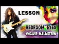 Bedroom Eyes - Solo Lesson ( Yngwie Malmsteen )