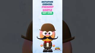 DICTATION SHORT (PRESENT SIMPLE – BEGINNER LEVEL) | ENGLISH WITH MR. PEA
