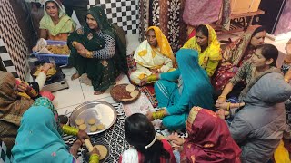 पापड़ रस्म निभाई और देहाती गीत - Vlog | Viral Vlog | ghar me shadi 😍