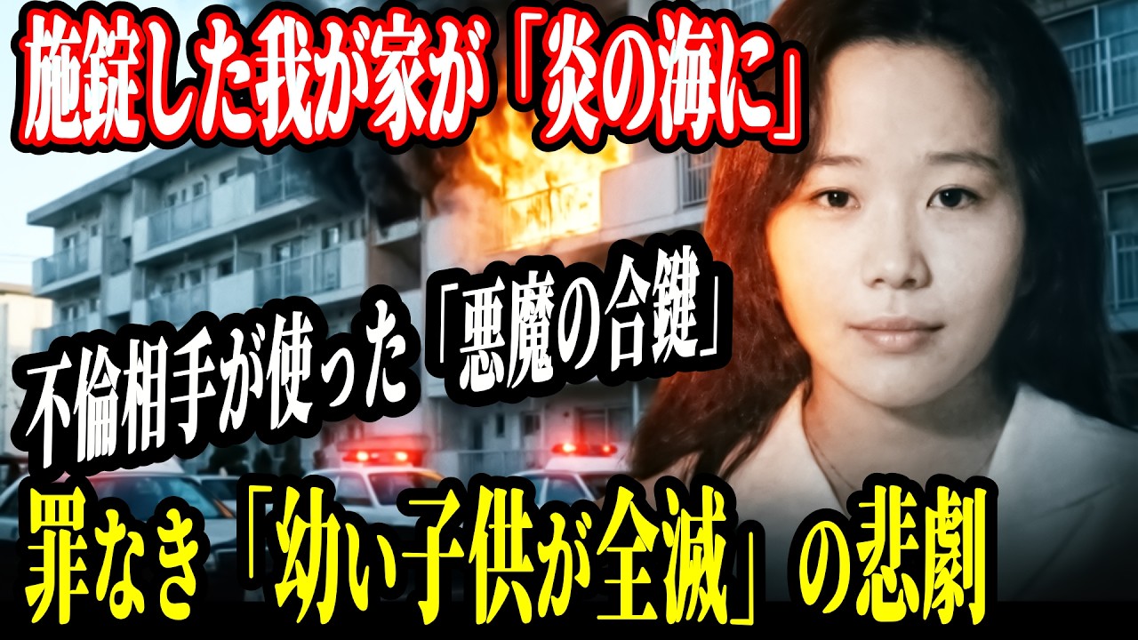 不倫相手の家庭を灰に…「同じ地獄を味わえ」と笑う女。たった15分の隙を狙い、幼い子供を全滅させた鬼畜の罠【事件 考察】