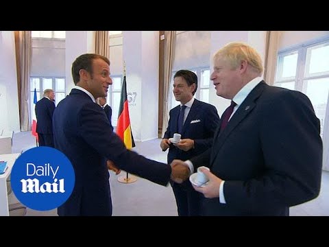 G7 Summit: Johnson says to Macron 'well done, that was difficult'